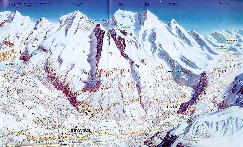 Malbun - Steg Piste / Trail Map