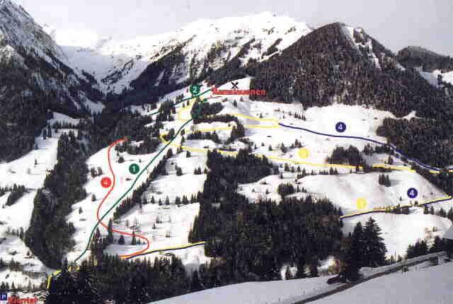 Reichenbach - Faltschen Piste / Trail Map