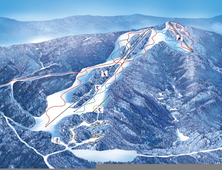 Rog Črmošnjice Piste / Trail Map