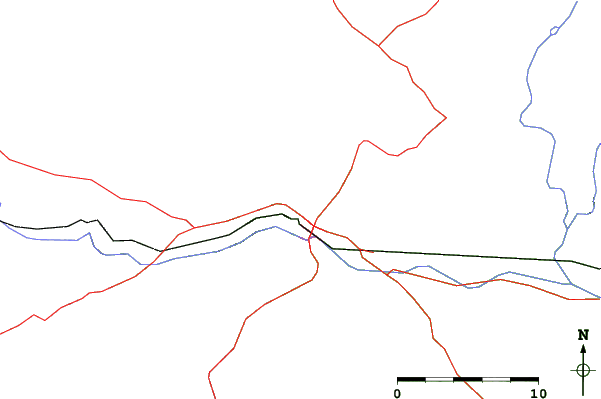 Roads and rivers close to Coppervale