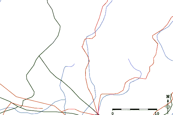 Roads and rivers close to Montecampione
