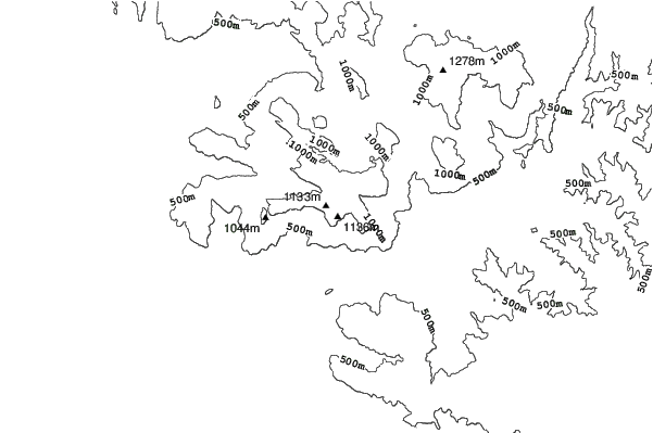 Mt Donna Buang neighbourhood contours