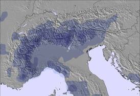 Alps Sněžná mapa (3 dní)