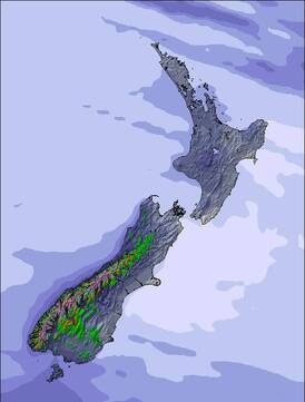 All New Zealand Sněžná mapa (3 dní)