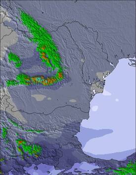 Bulgaria / Romania Sněžná mapa (3 dní)