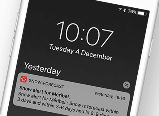 Snow-Forecast app
