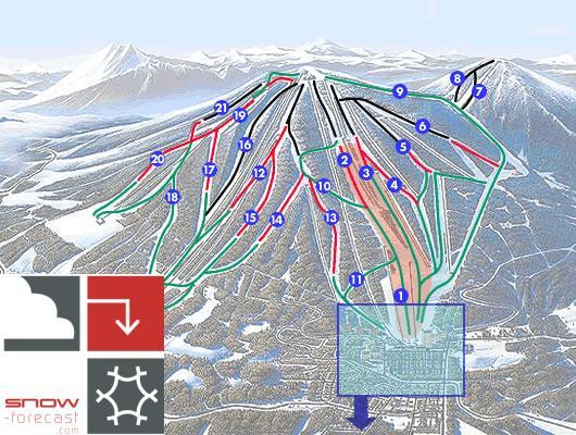 Appi Kogen Piste / Trail Map