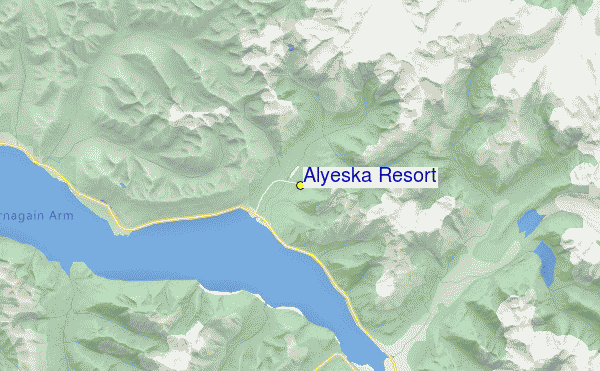 Alyeska Resort Location Map