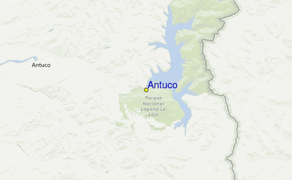 Antuco Location Map
