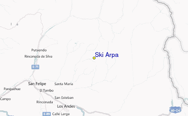 Ski Arpa Location Map