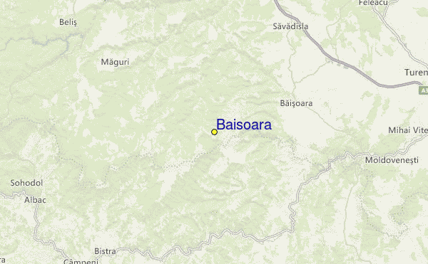 Băişoara Location Map