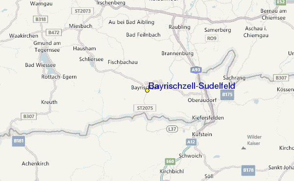 Bayrischzell/Sudelfeld Location Map