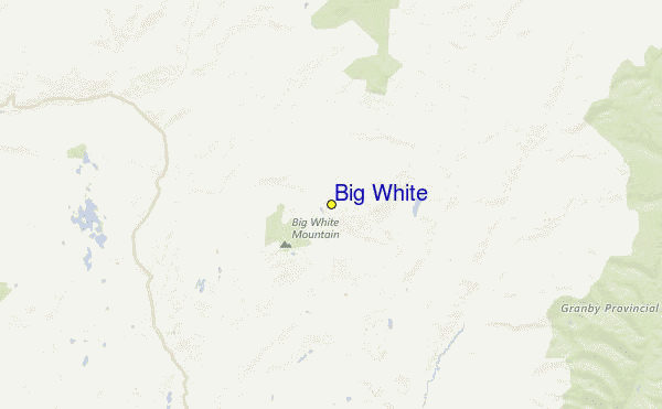 Big White Location Map
