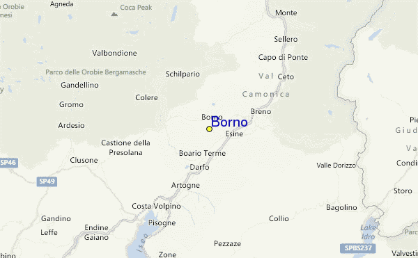 Borno Location Map