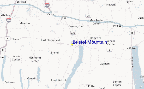 Bristol Mountain Location Map