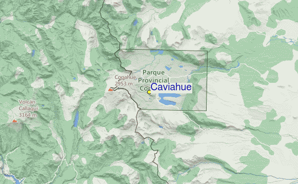 Caviahue Location Map