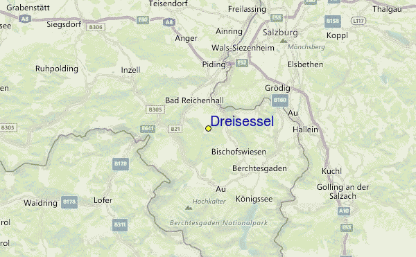 Dreisessel Location Map