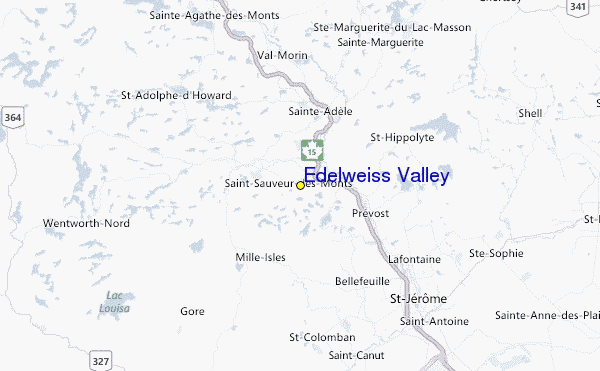 Edelweiss Valley Location Map