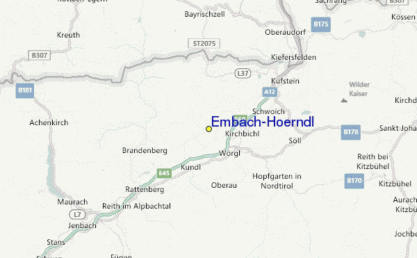 Embach/Hoerndl Location Map