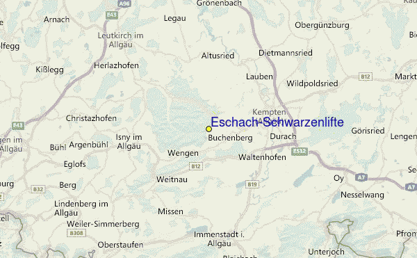 Eschach/Schwärzenlifte Location Map