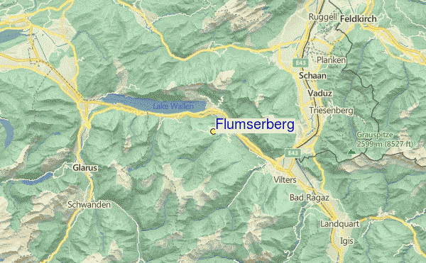 Flumserberg Location Map