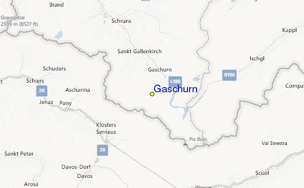Gaschurn Location Map