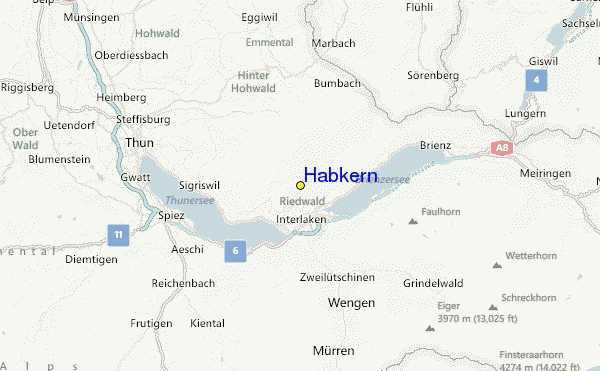 Habkern Location Map
