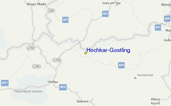 Hochkar-Göstling Location Map