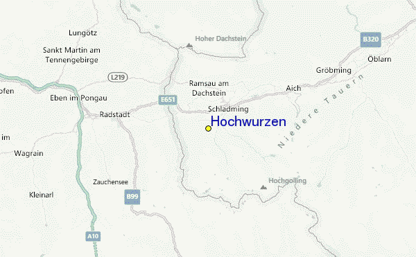 Hochwurzen Location Map