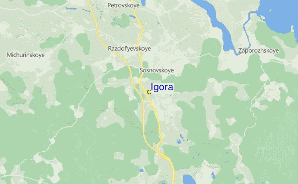 Igora Location Map