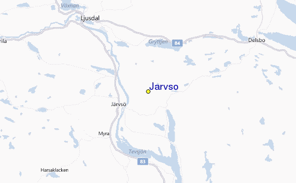 Järvsö Location Map