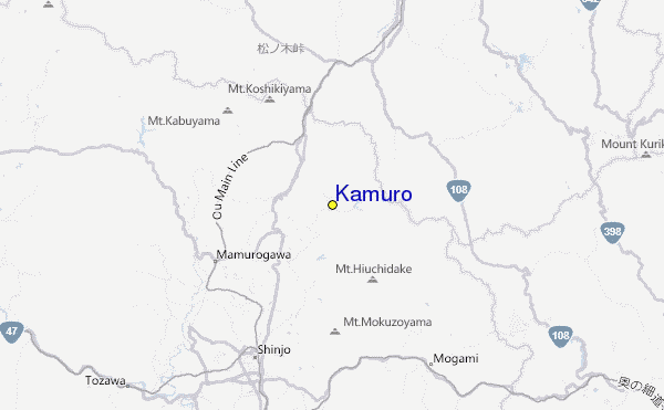 Kamuro Location Map
