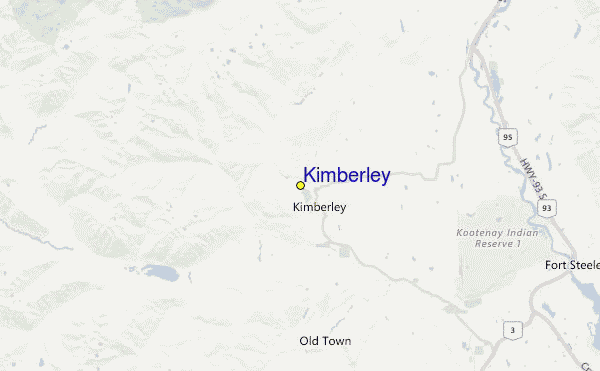 Kimberley Location Map