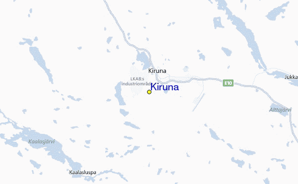 Kiruna Location Map