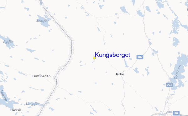 Kungsberget Location Map
