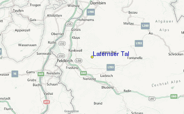 Laternser Tal Location Map