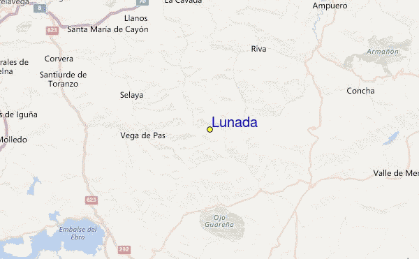 Lunada Location Map