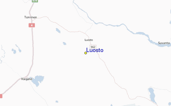 Luosto Location Map