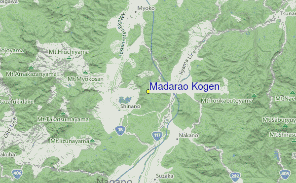 Madarao Kogen Location Map
