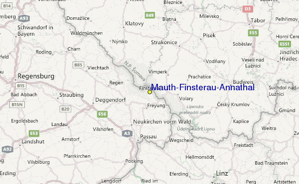 Mauth-Finsterau-Annathal Průvodce po středisku, mapa lokací & Mauth