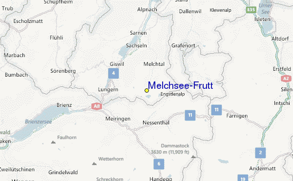 Melchsee-Frutt Location Map