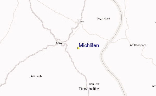 Michlifen Location Map
