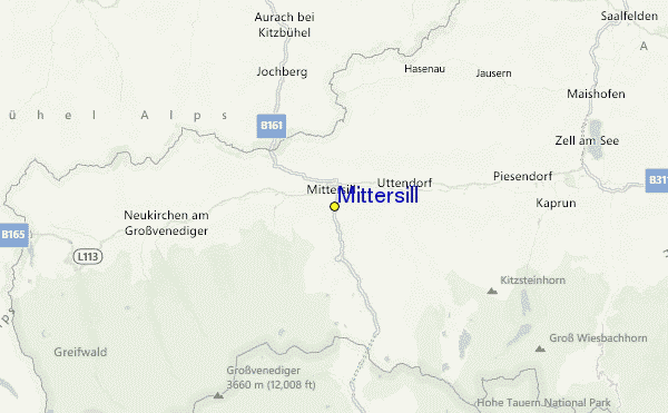 Mittersill Location Map
