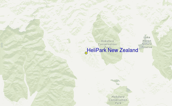HeliPark New Zealand Location Map