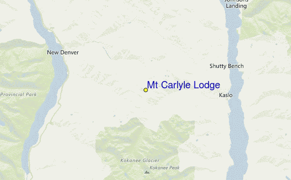 Mount Carlyle Lodge Location Map