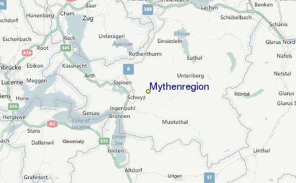 Mythenregion Location Map