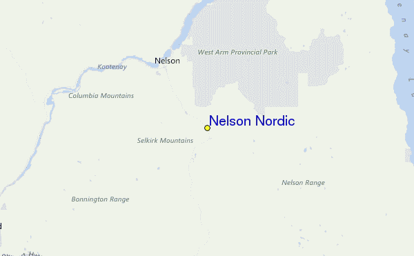 Nelson Nordic Location Map