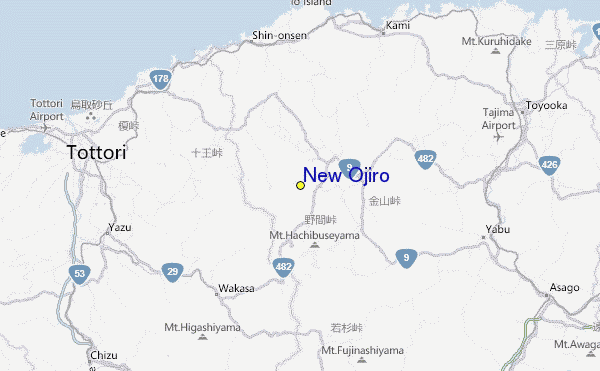 New Ojiro Location Map