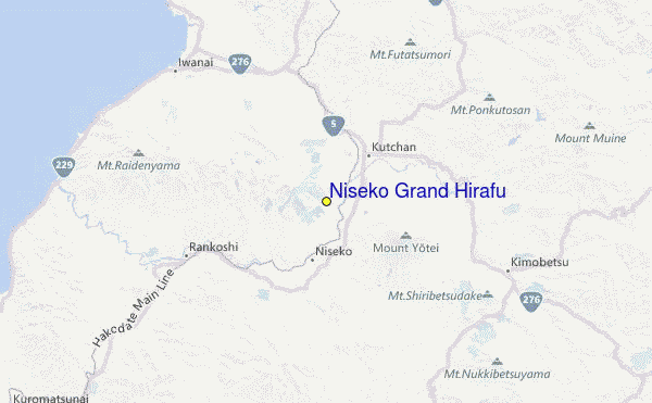 Niseko Grand Hirafu Location Map