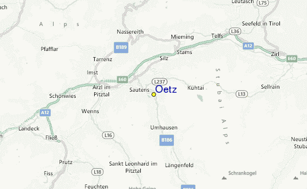 Oetz Location Map